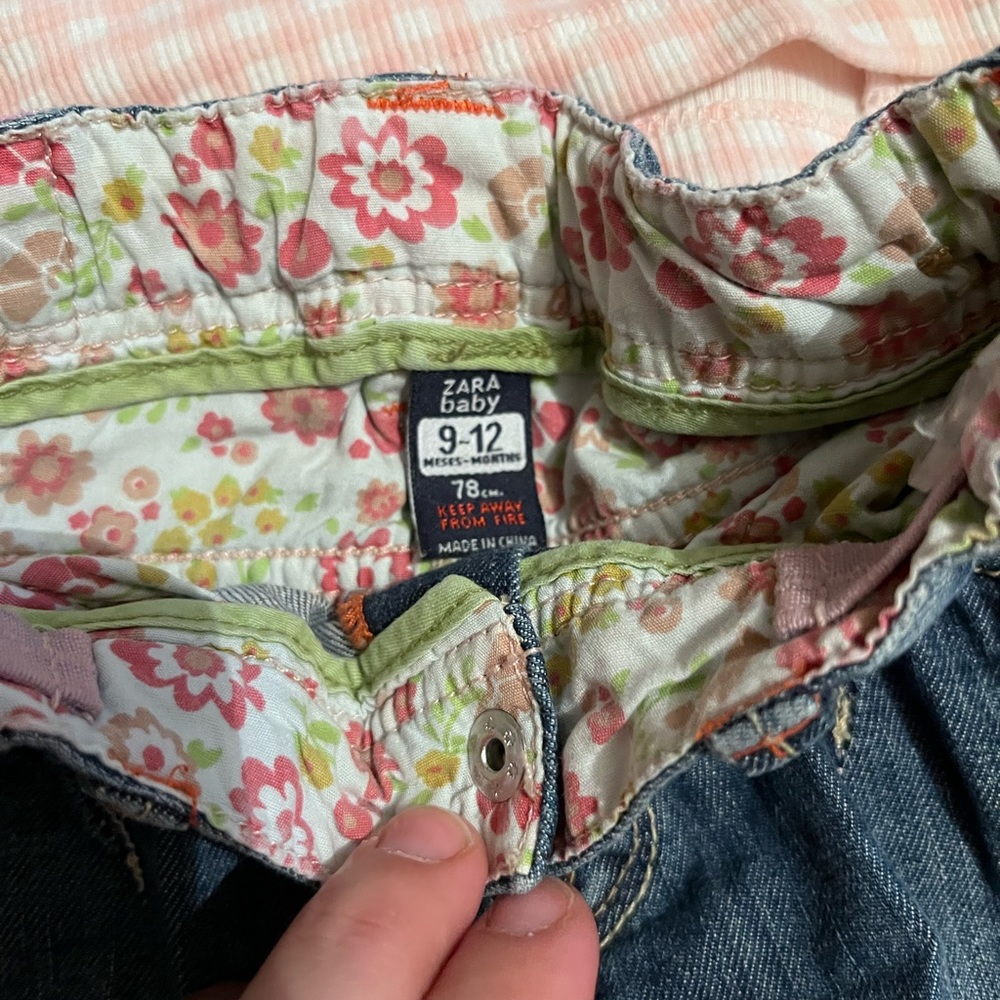 Primark Jean skirt outfit & Zara shorts/pants - Picture 7 of 7